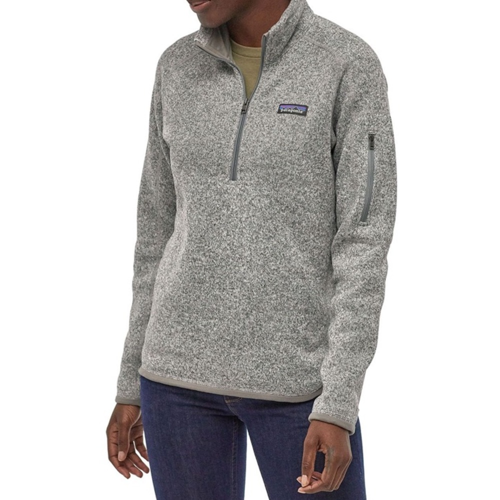 Patagonia Women's Grey Better Sweater 1/4 Zip Pullover